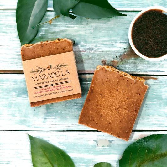 Mocha Coffee & Tangerine Scrub Bar