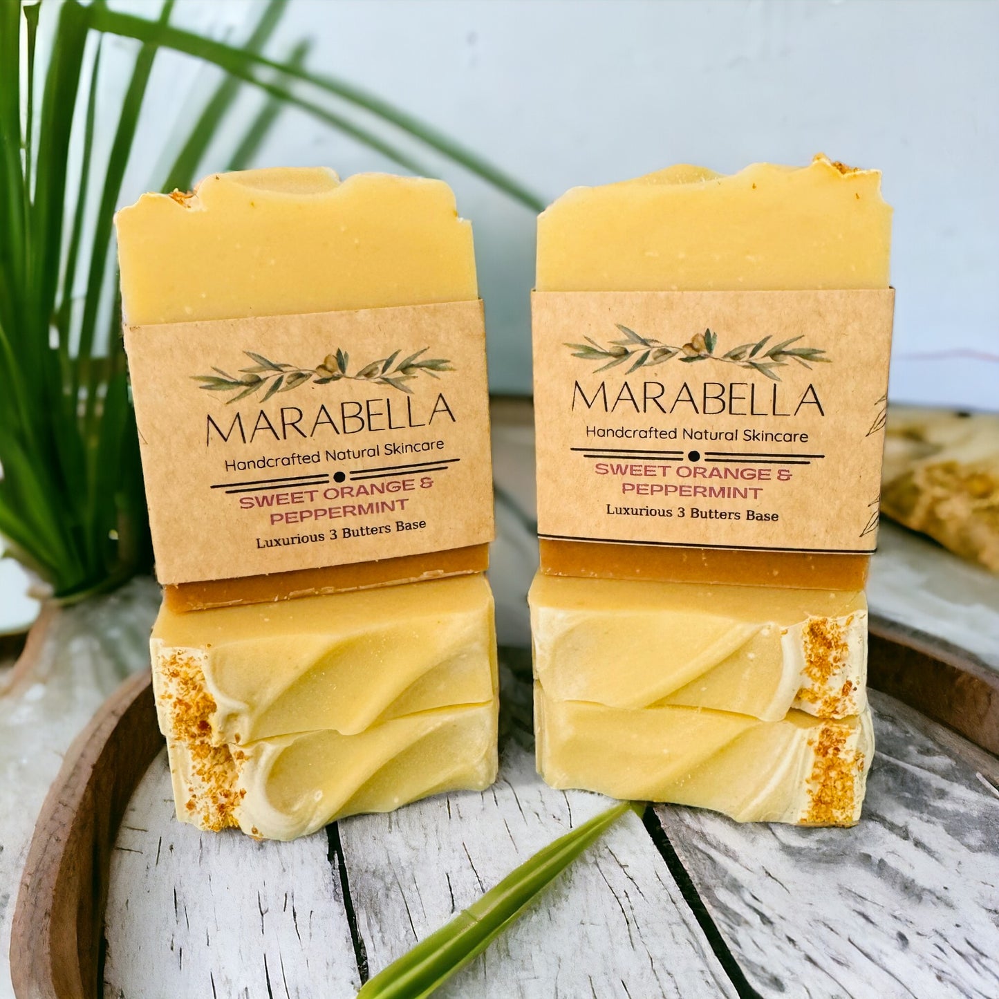 Sweet Orange and Peppermint Bar Soap