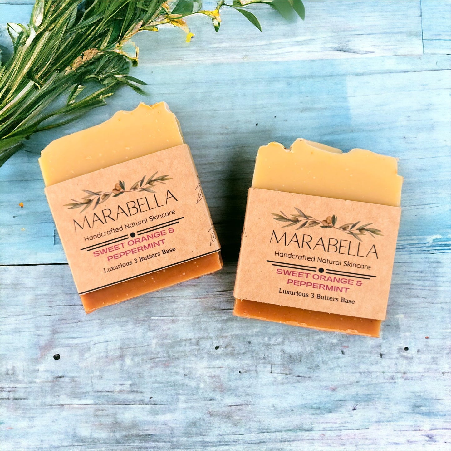 Sweet Orange and Peppermint Bar Soap
